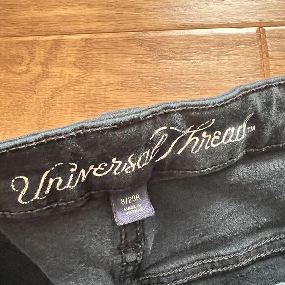 Universal Thread Jeans Size 8/29R Black Highest Rise Skinny - Picture 5 of 11